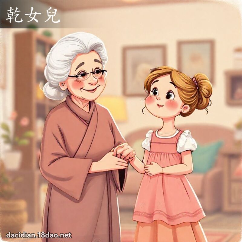 干女儿 - 国语大辞典配图