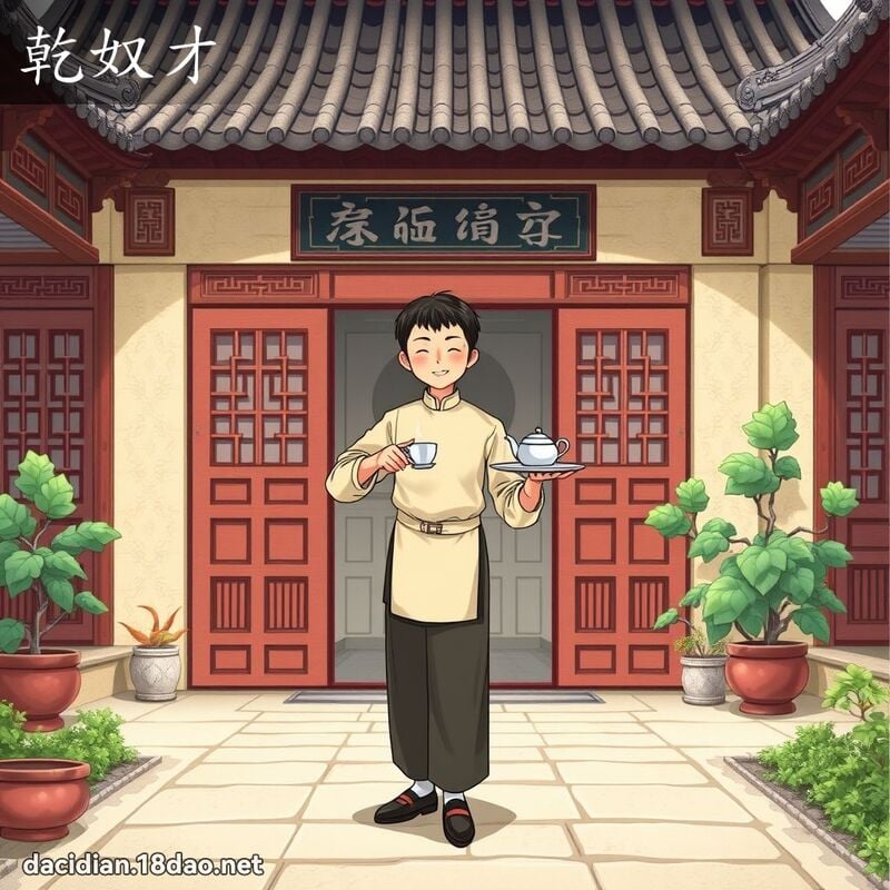 乾奴才 - 國語大辭典配圖