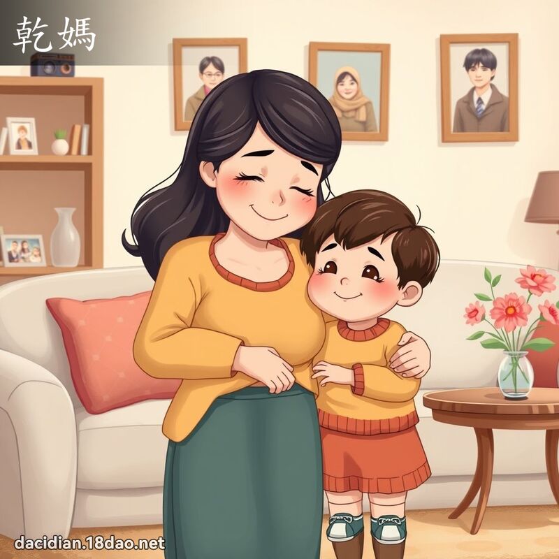 干妈 - 国语大辞典配图