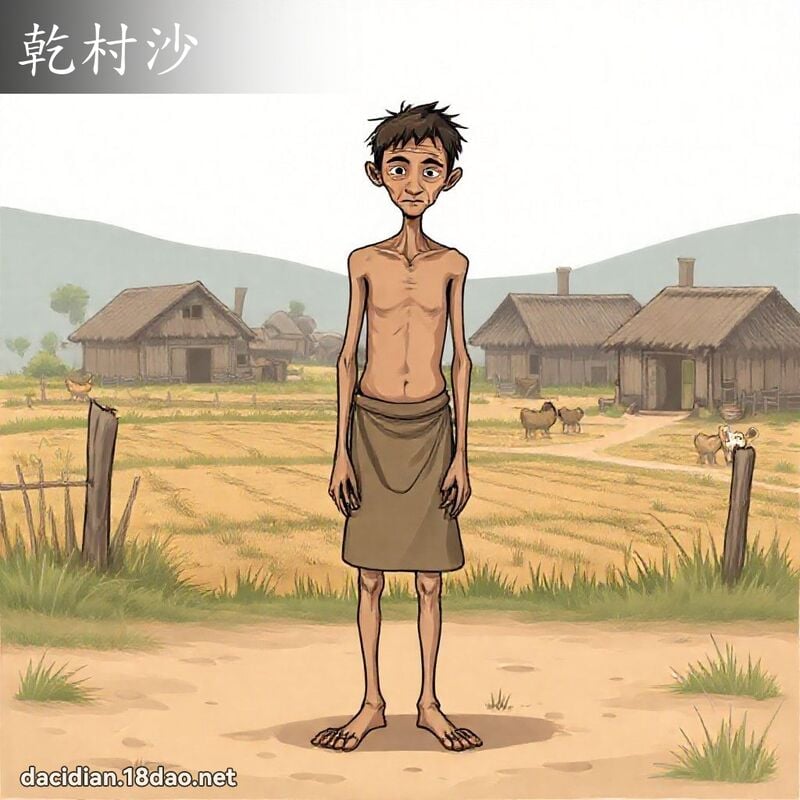 乾村沙 - 國語大辭典配圖