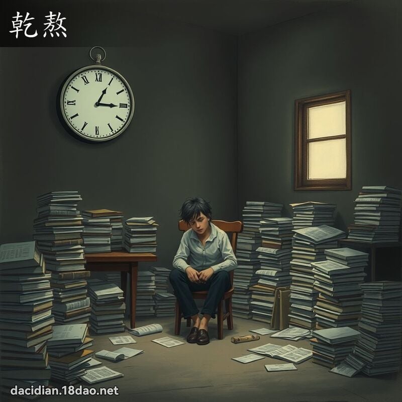 乾熬 - 國語大辭典配圖