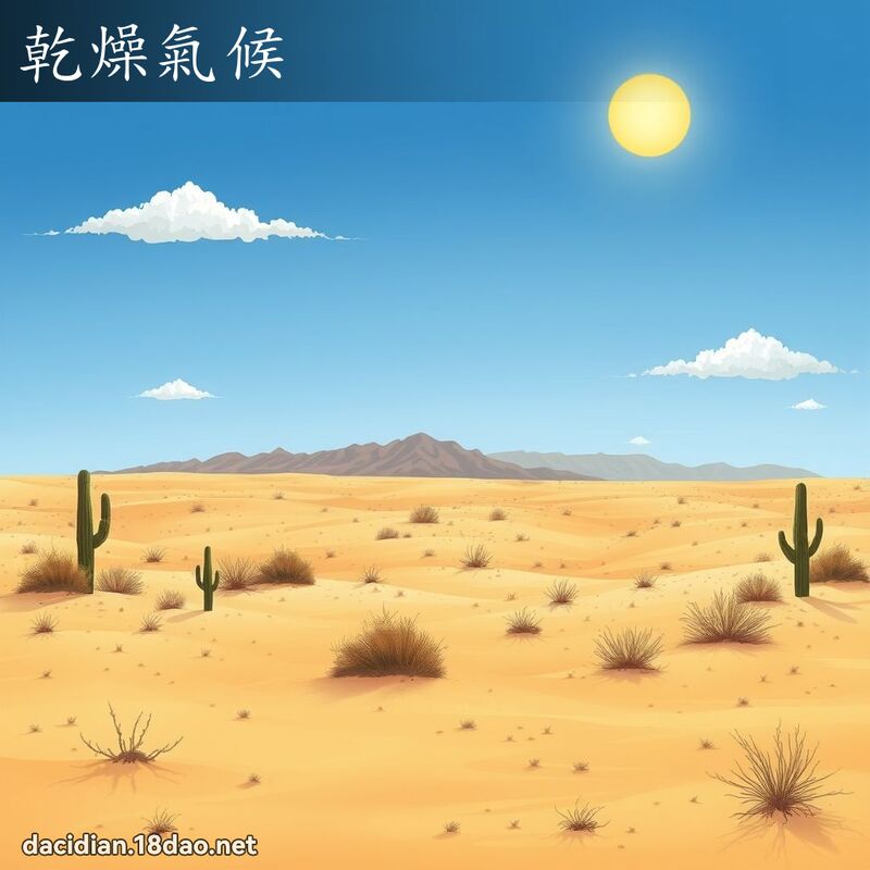 乾燥氣候 - 國語大辭典配圖