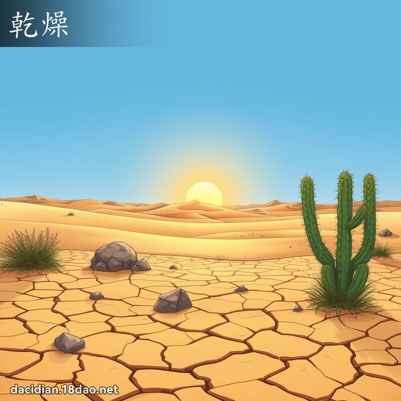 乾燥 - 國語大辭典配圖