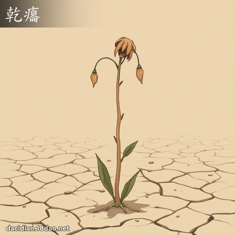 干瘪 - 国语大辞典配图