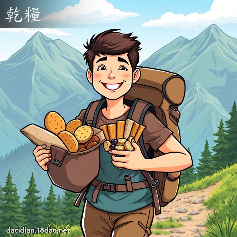 乾糧 - 國語大辭典配圖