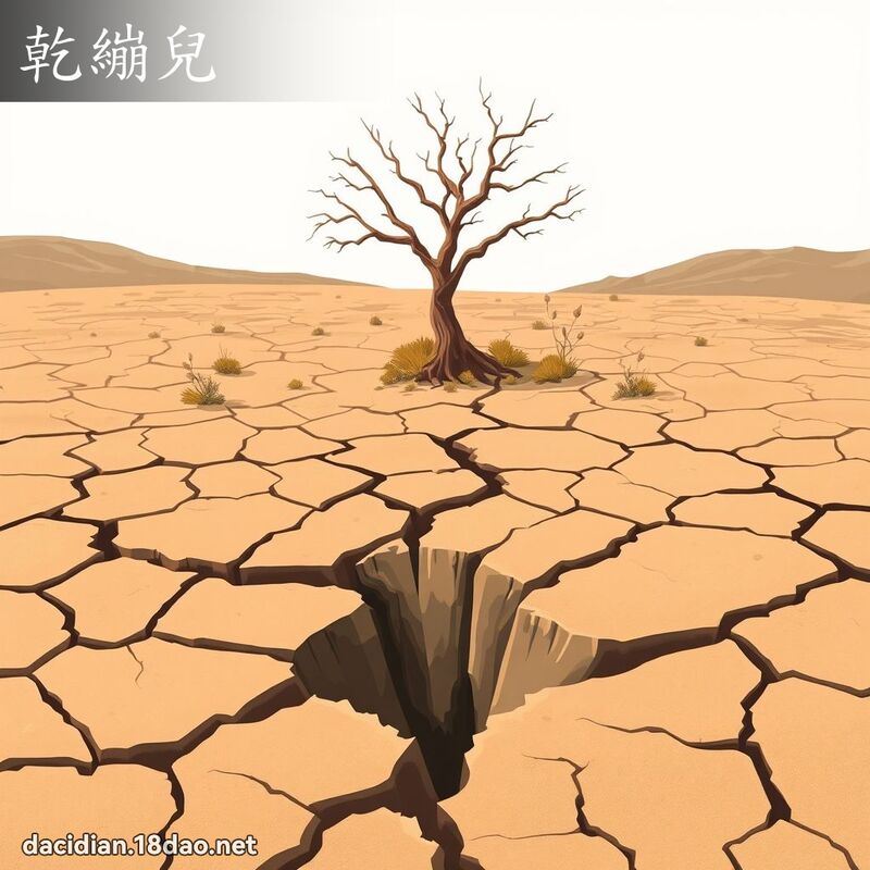 乾繃兒 - 國語大辭典配圖