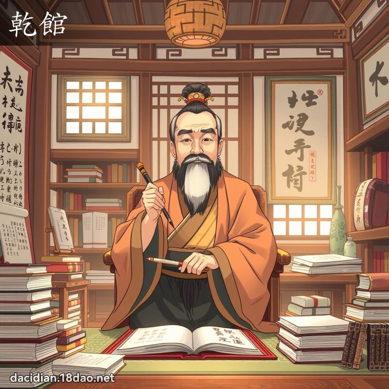 乾館 - 國語大辭典配圖