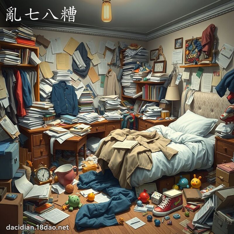亂七八糟 - 國語大辭典配圖