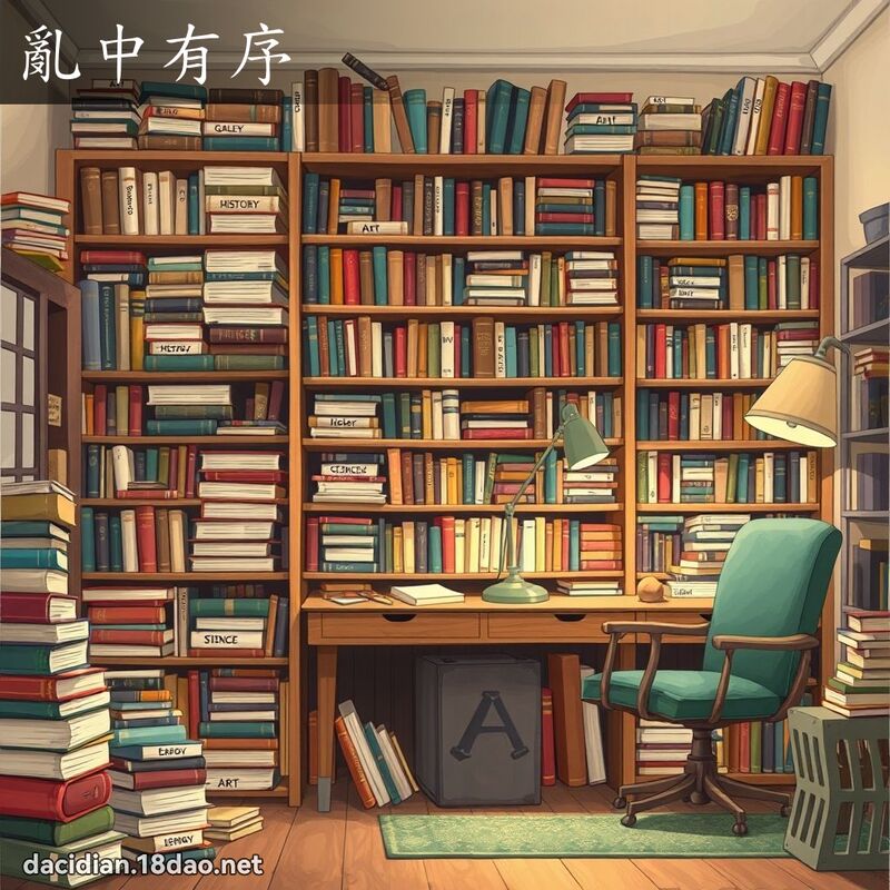 乱中有序 - 国语大辞典配图