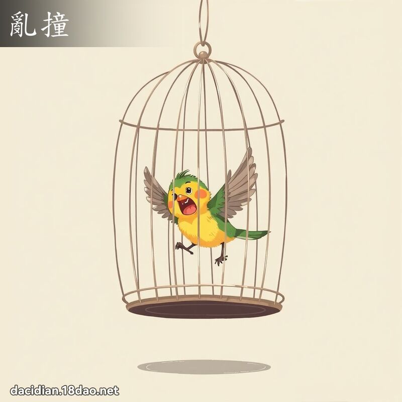 亂撞 - 國語大辭典配圖
