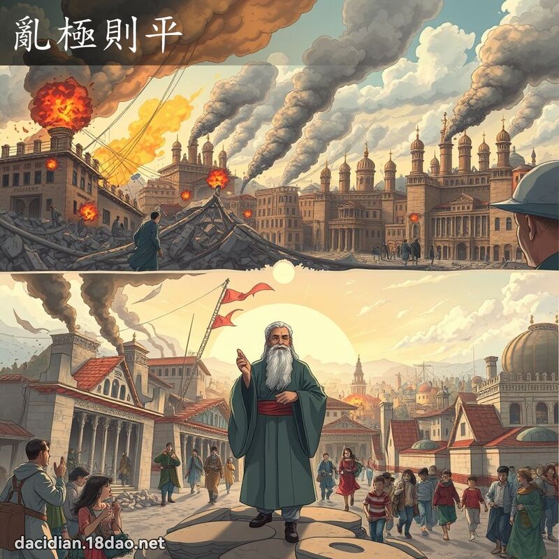 乱极则平 - 国语大辞典配图