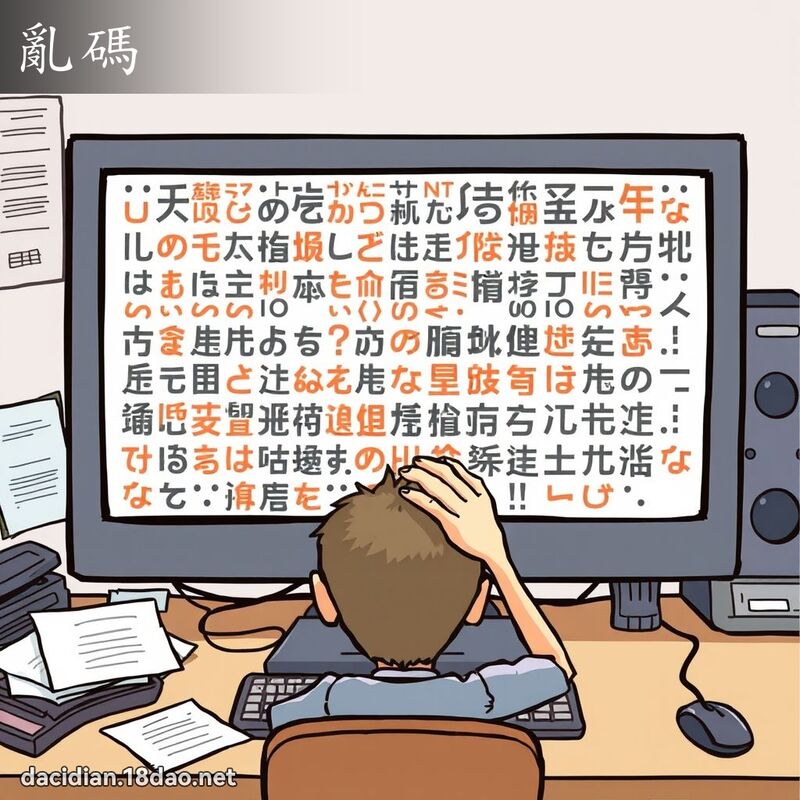 乱码 - 国语大辞典配图