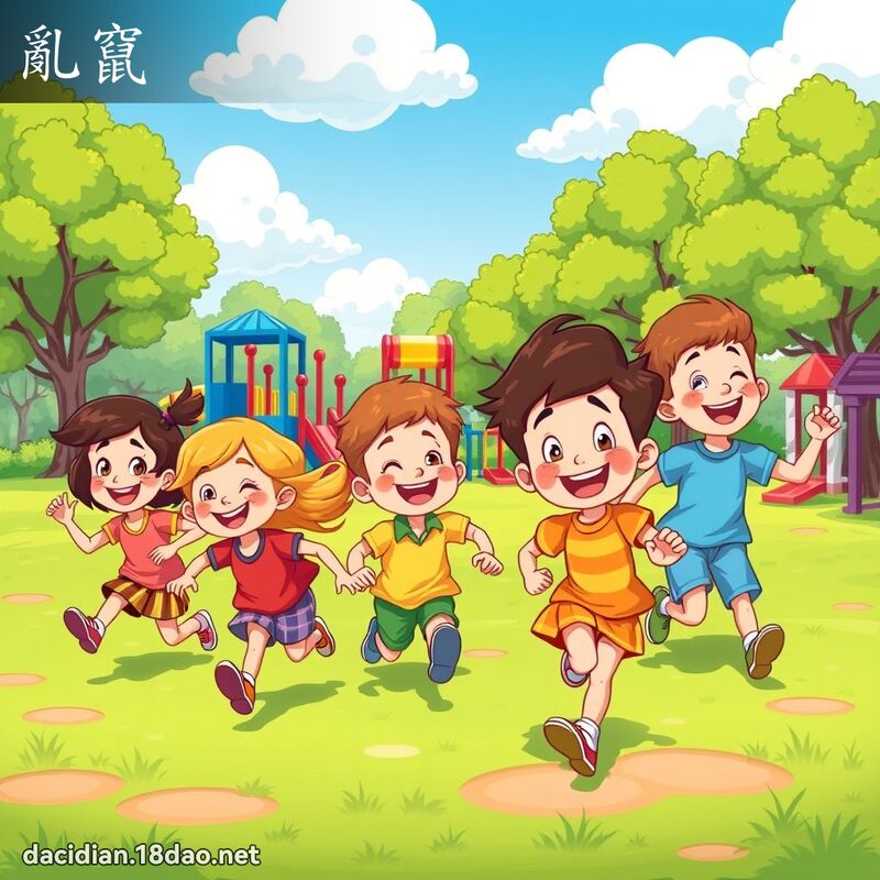亂竄 - 國語大辭典配圖