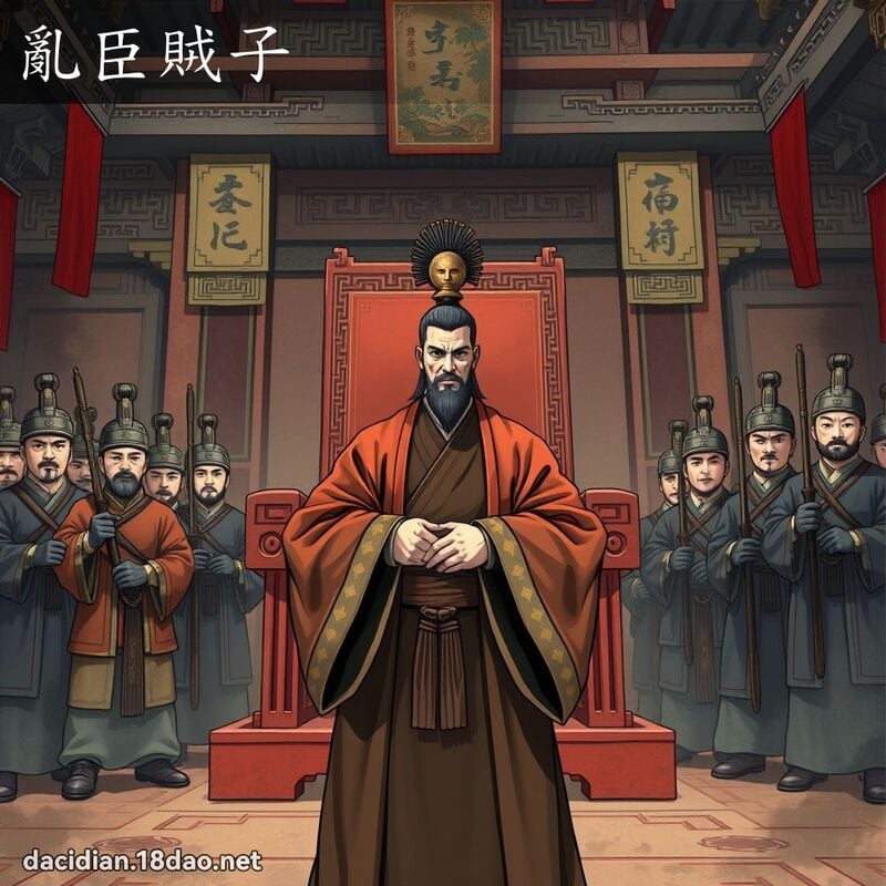 乱臣贼子 - 国语大辞典配图