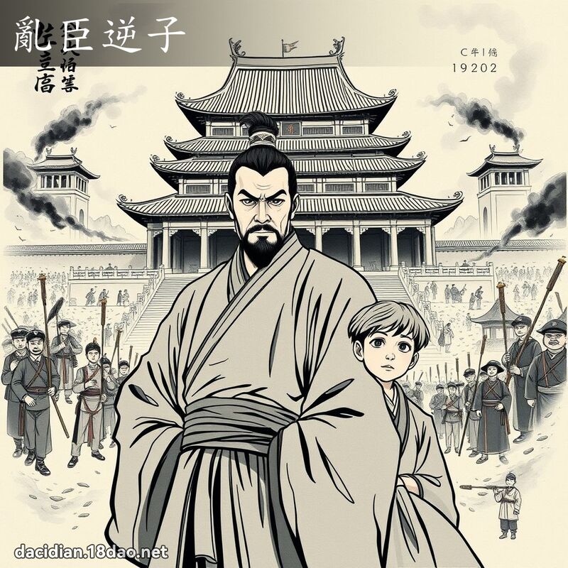 乱臣逆子 - 国语大辞典配图
