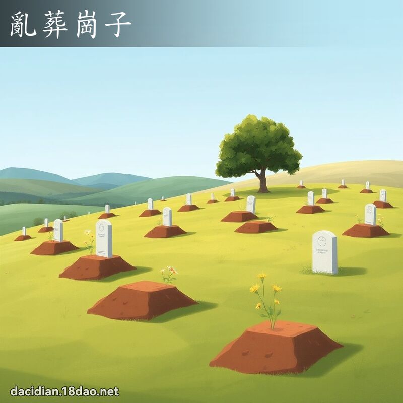 乱葬岗子 - 国语大辞典配图