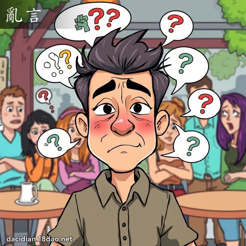 乱言 - 国语大辞典配图