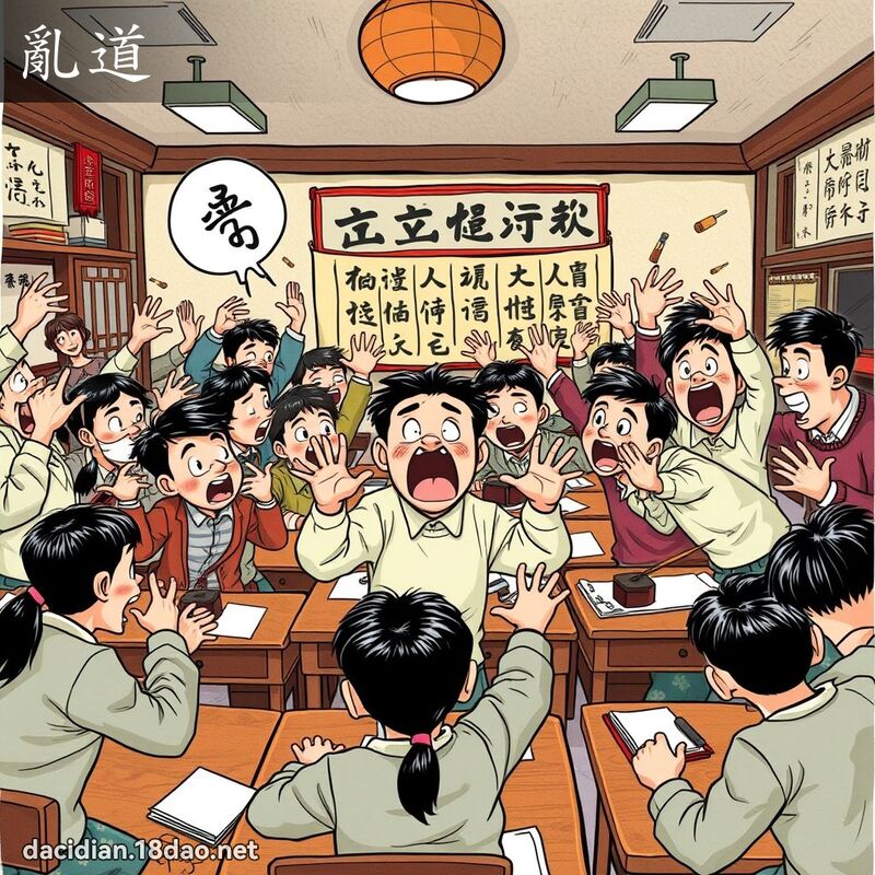 亂道 - 國語大辭典配圖