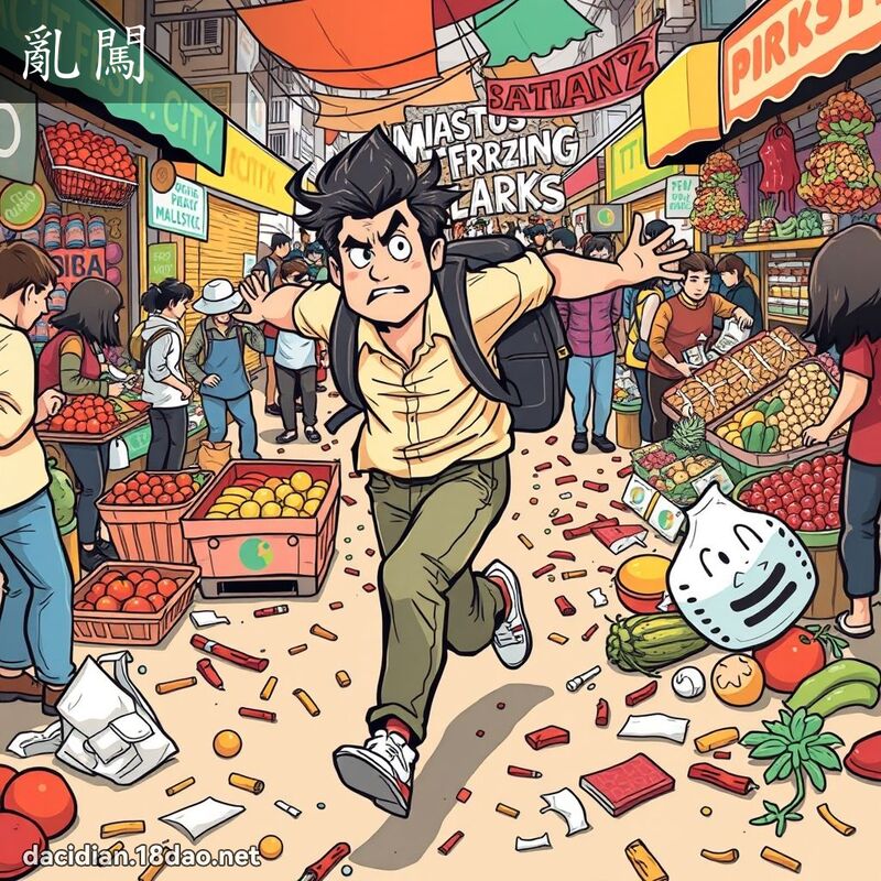 亂闖 - 國語大辭典配圖