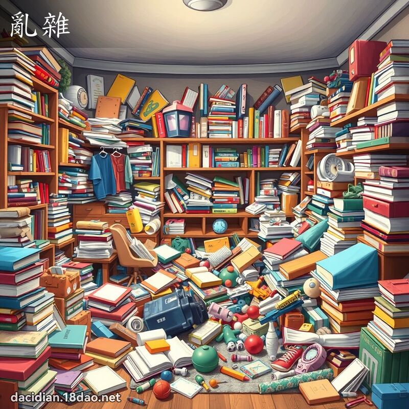 亂雜 - 國語大辭典配圖