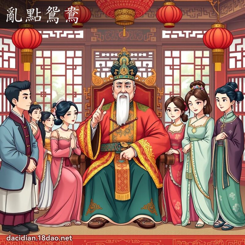 乱点鸳鸯 - 国语大辞典配图