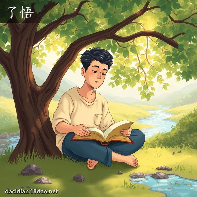了悟 - 國語大辭典配圖
