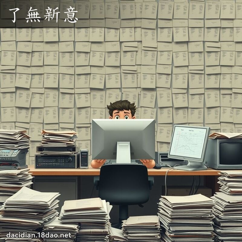 了无新意 - 国语大辞典配图