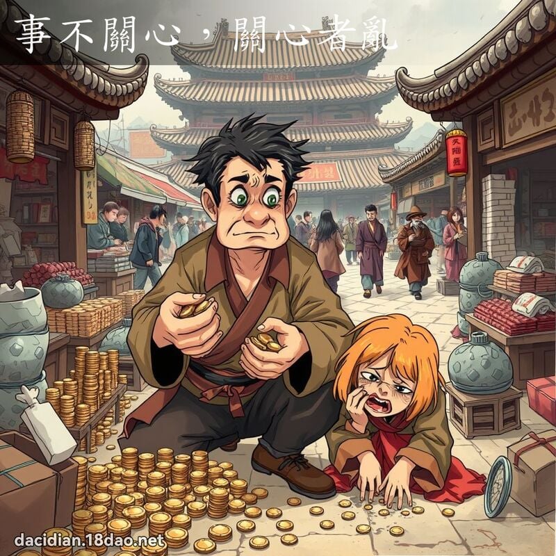 事不關心，關心者亂 - 國語大辭典配圖