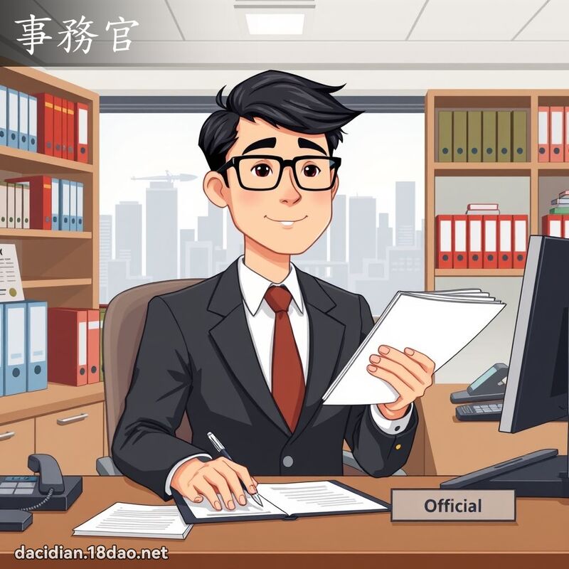 事务官 - 国语大辞典配图