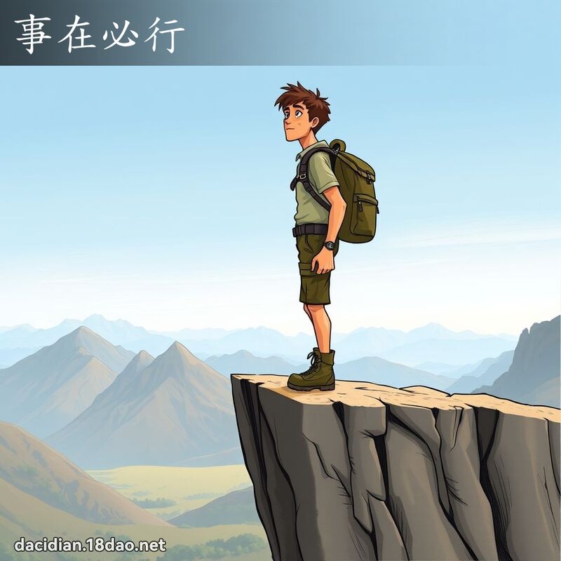 事在必行 - 國語大辭典配圖