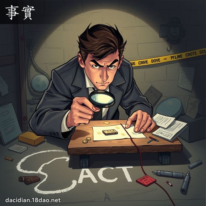 事實 - 國語大辭典配圖