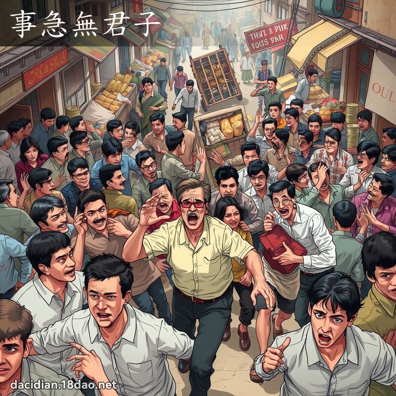 事急無君子 - 國語大辭典配圖