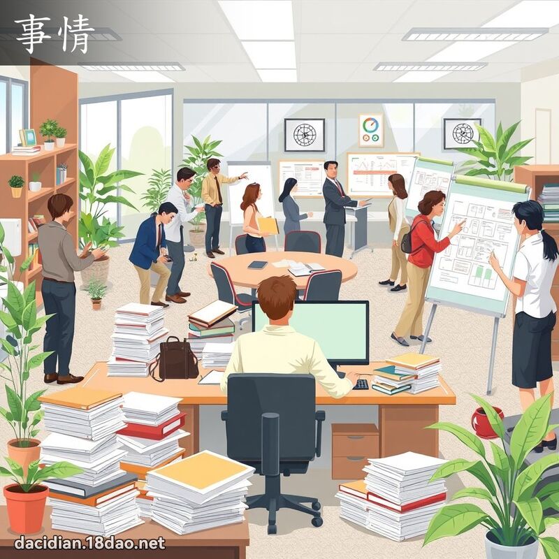 事情 - 国语大辞典配图