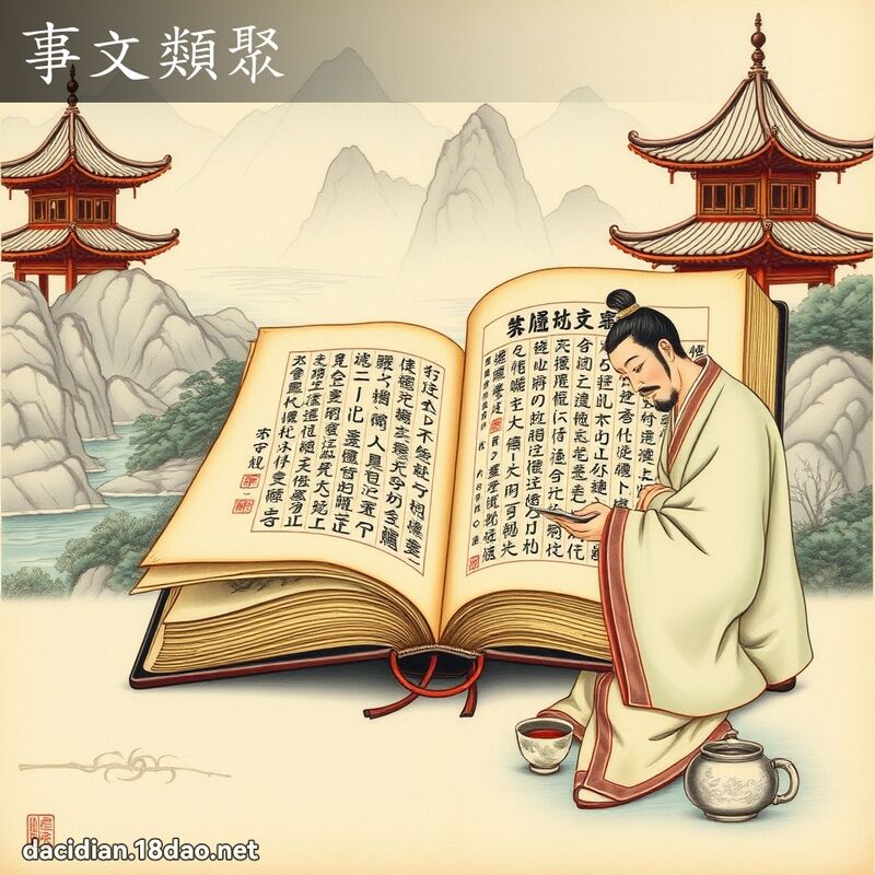 事文类聚 - 国语大辞典配图
