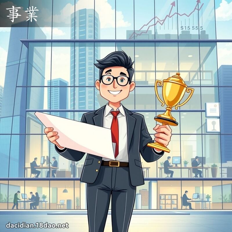 事業 - 國語大辭典配圖