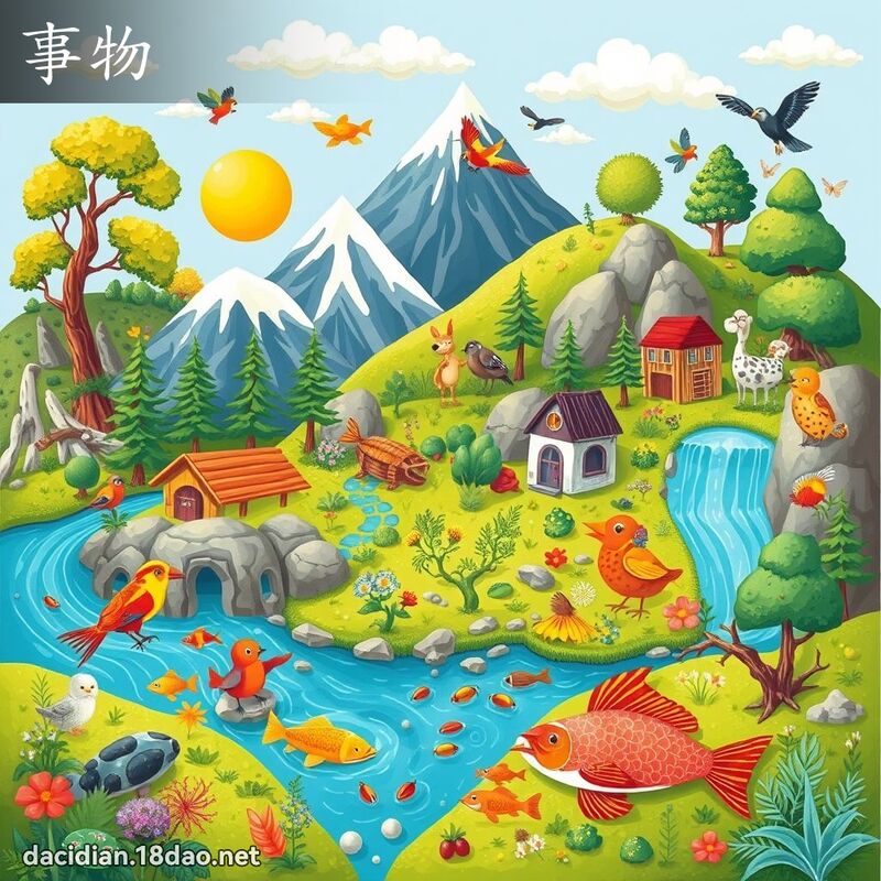 事物 - 國語大辭典配圖