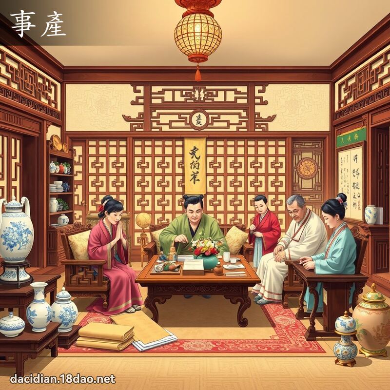 事产 - 国语大辞典配图