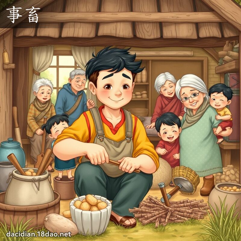 事畜 - 国语大辞典配图