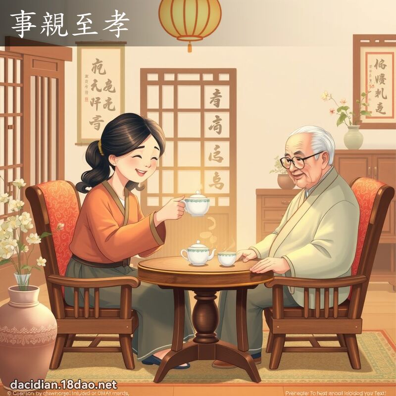 事親至孝 - 國語大辭典配圖