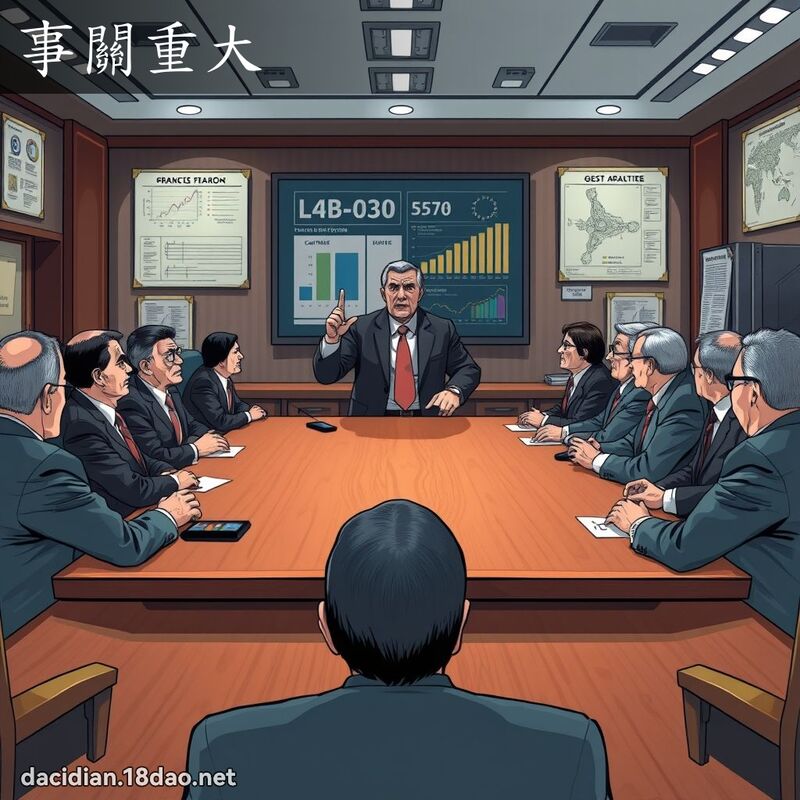事关重大 - 国语大辞典配图