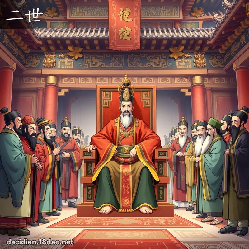 二世 - 國語大辭典配圖