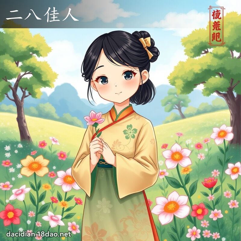 二八佳人 - 國語大辭典配圖