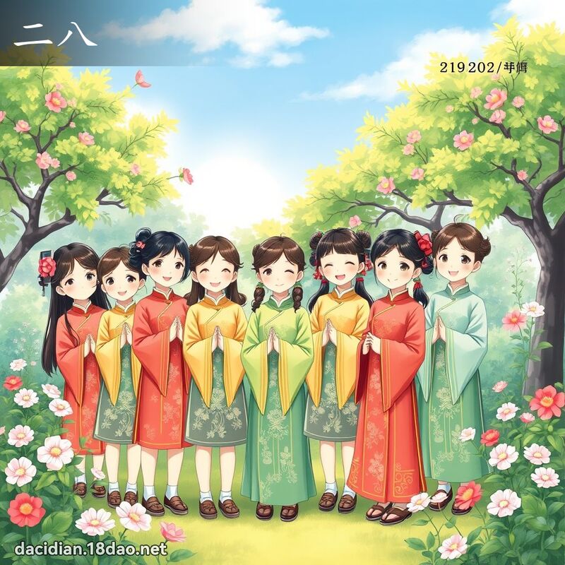 二八 - 國語大辭典配圖