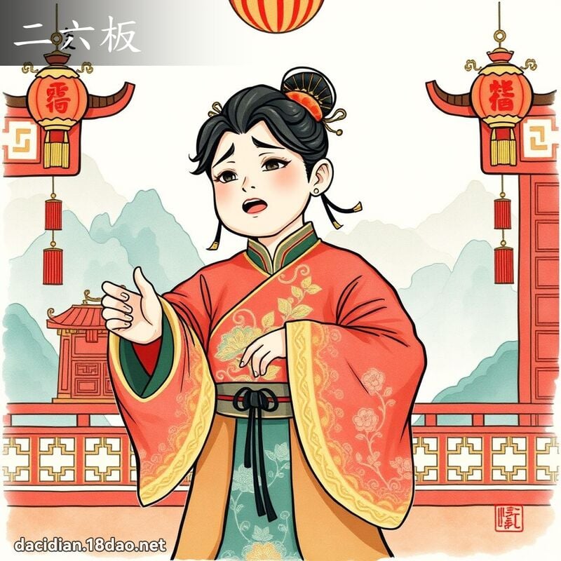二六板 - 國語大辭典配圖