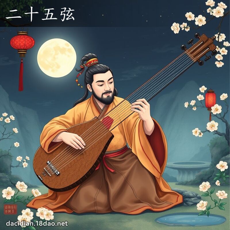 二十五弦 - 國語大辭典配圖