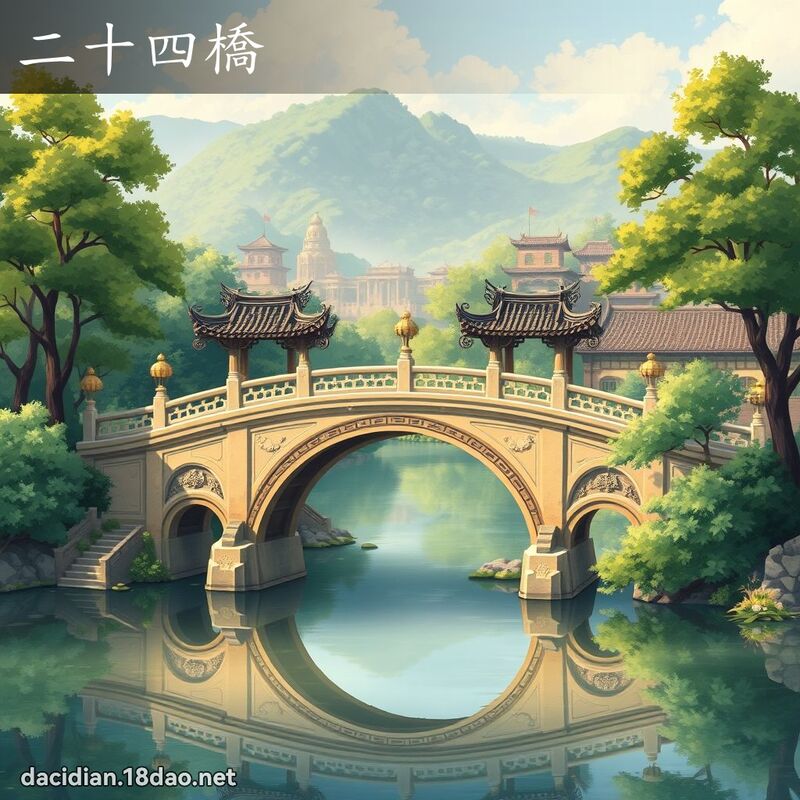 二十四桥 - 国语大辞典配图