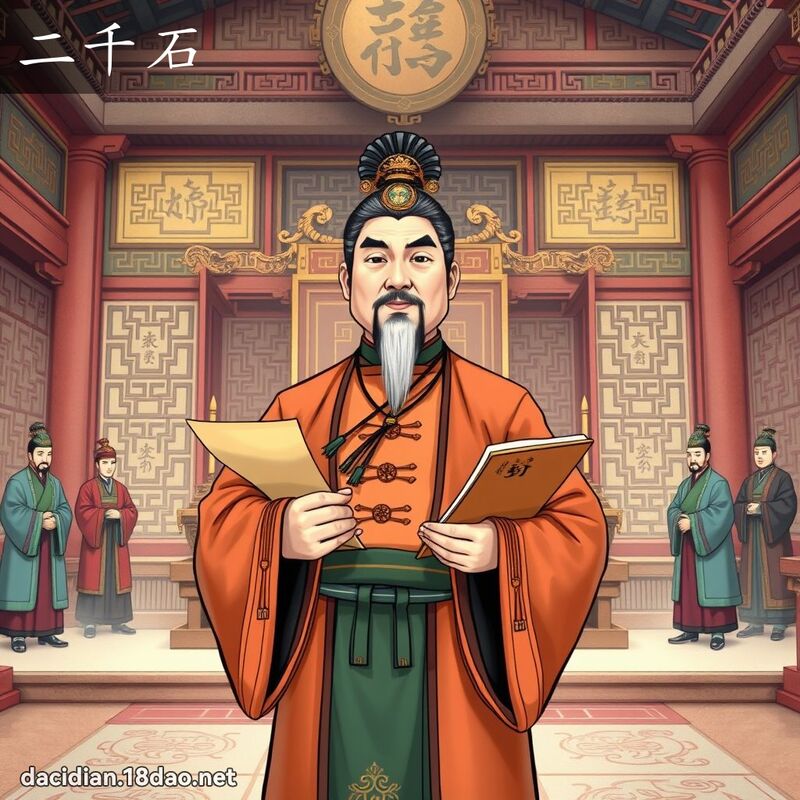 二千石 - 国语大辞典配图