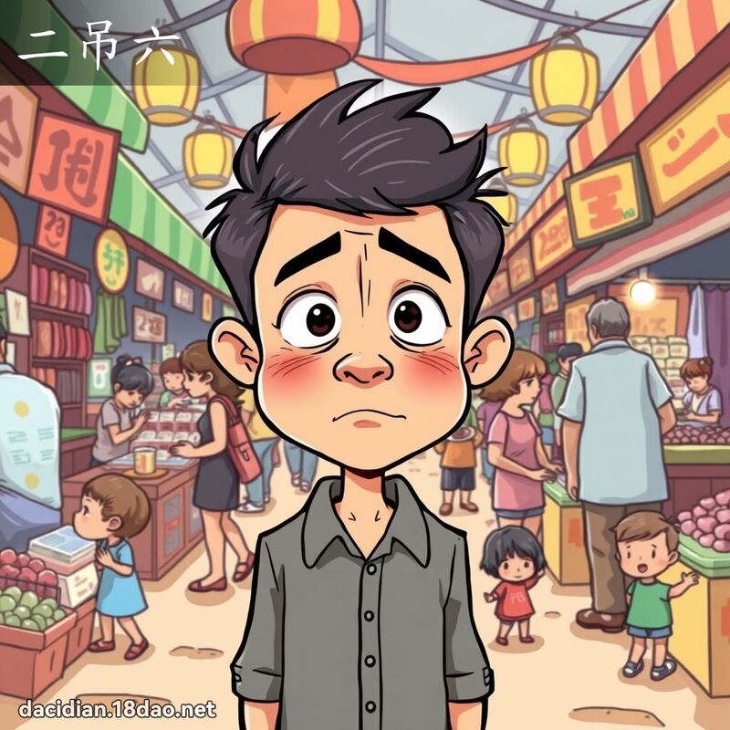 二吊六 - 国语大辞典配图