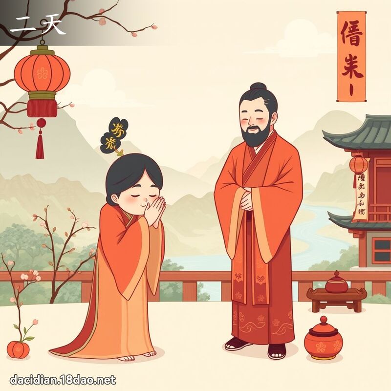 二天 - 國語大辭典配圖