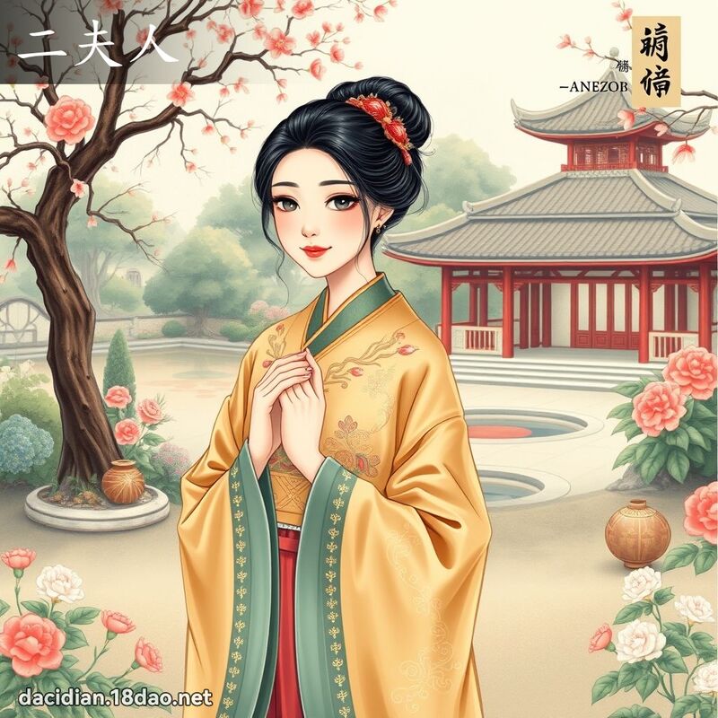 二夫人 - 國語大辭典配圖